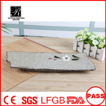 Hot sale hotel&restaurant rectangular ceramic sushi plates